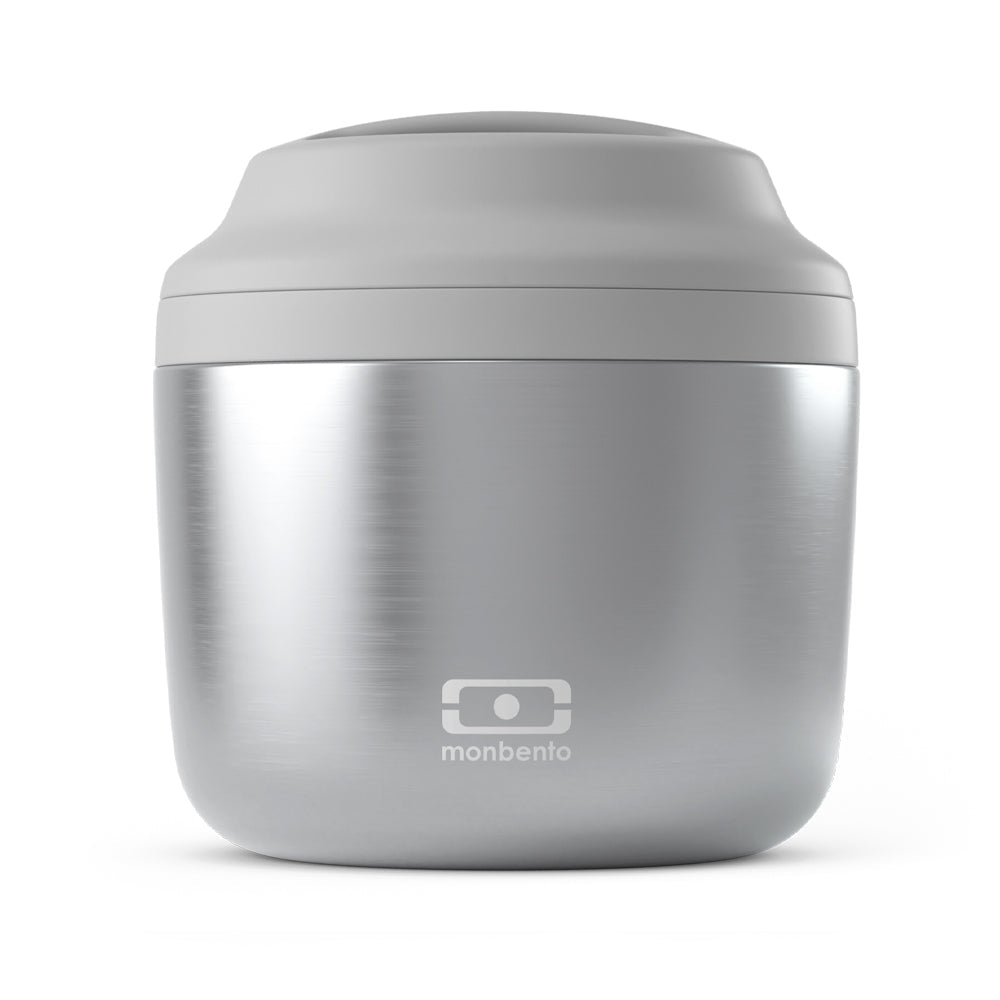 Monbento Mb Element Isolated Bento Box - Metallic Silver