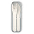 Monbento Mb Pocket Plastic Cutlery Set - Colour Natural