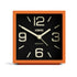 Newgate Cube Mantel Clock-Pumpkin Orange