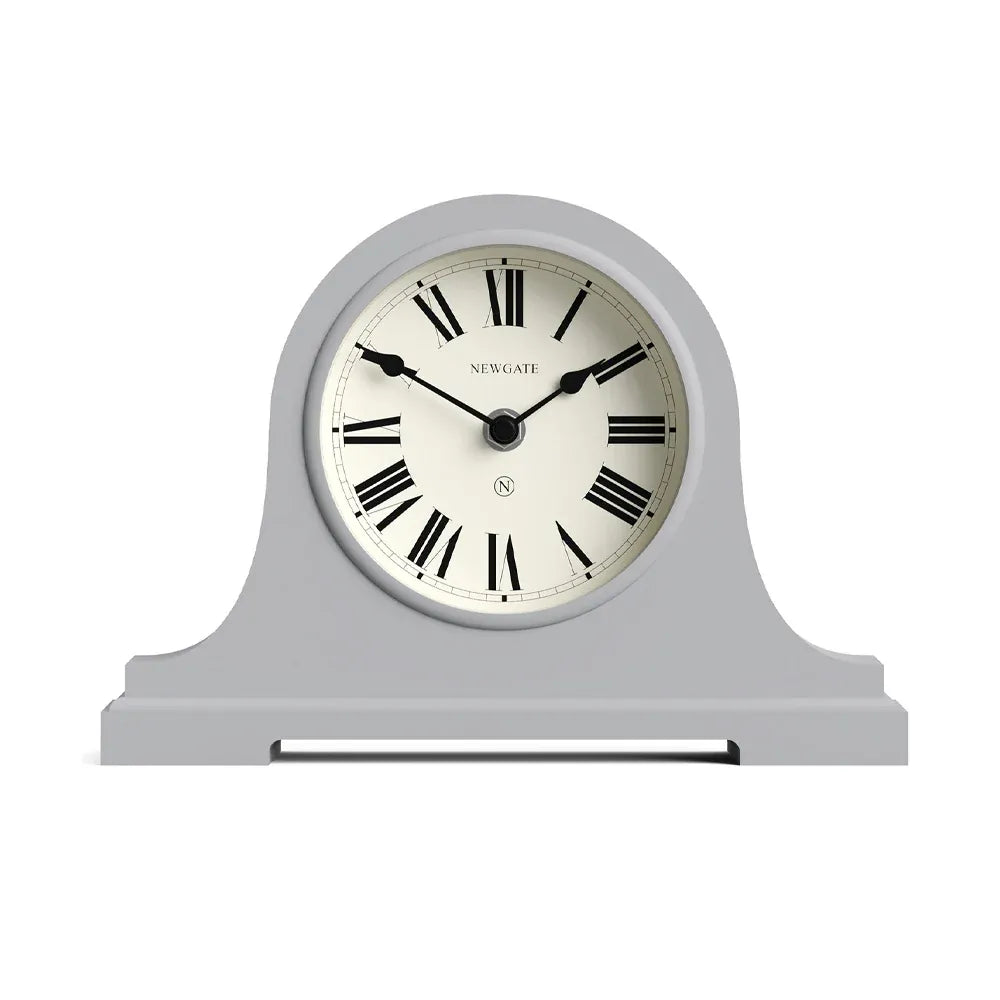 Newgate Broadway Mantel Clock-Clockwork Grey