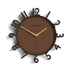 Newgate Monorail Wall Clock-Brown
