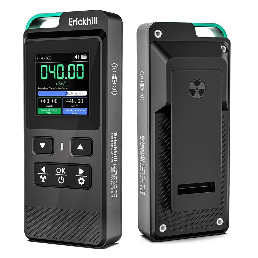 ERICKHILL 3 in 1 EMF Detector, Electromagnetic Field Radiation Detector 