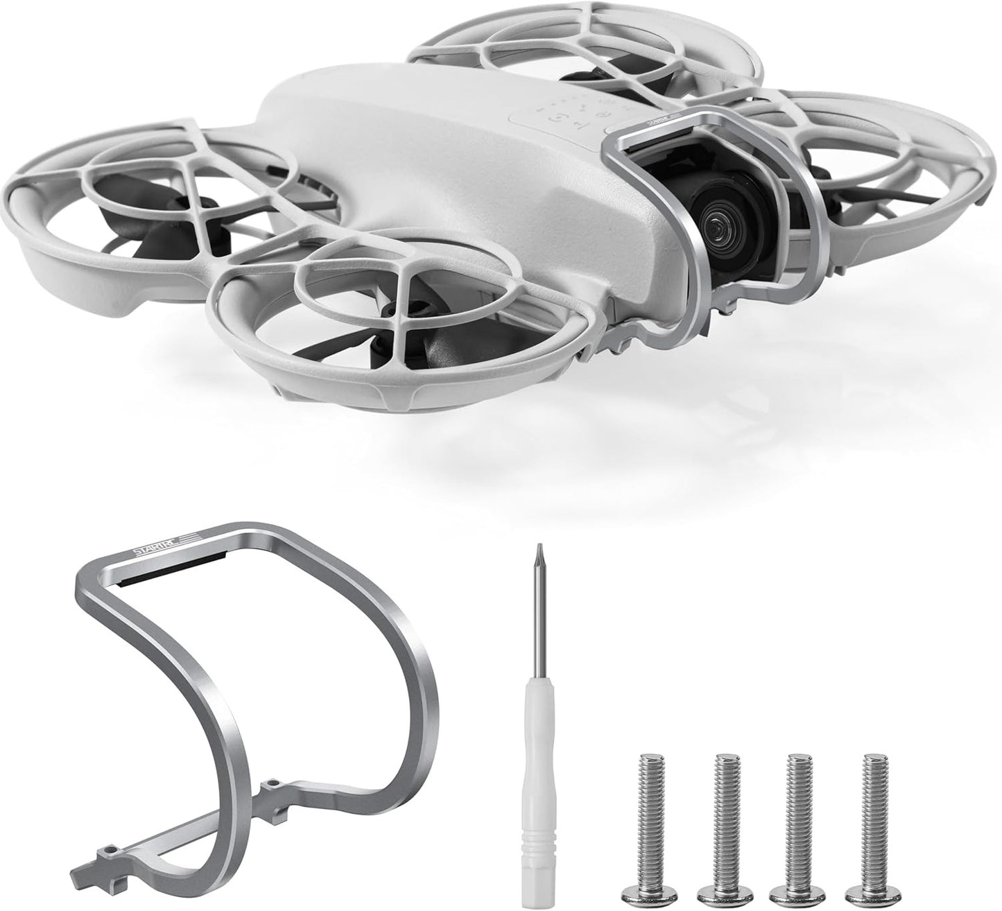 STARTRC Gimbal Bumper Guard for DJI Neo Accessories, Aluminum Alloy Anti-Collision Protection Guard Bar for DJI Neo Drone Camera


