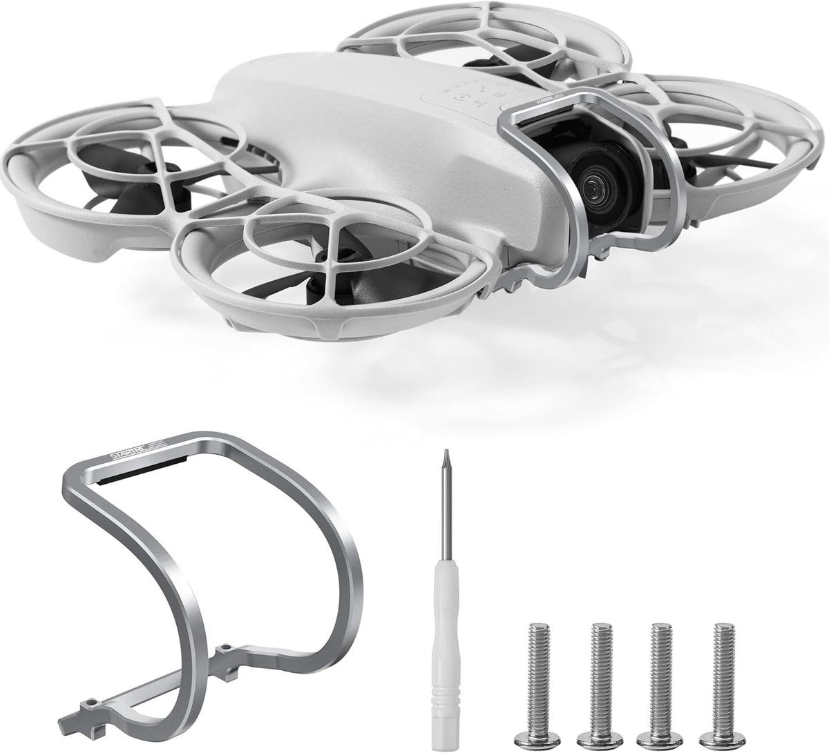 STARTRC Gimbal Bumper Guard for DJI Neo Accessories, Aluminum Alloy Anti-Collision Protection Guard Bar for DJI Neo Drone Camera


