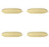 Pack of 4 Dandi Mustard Yellow & White Rectangle Cushion Covers