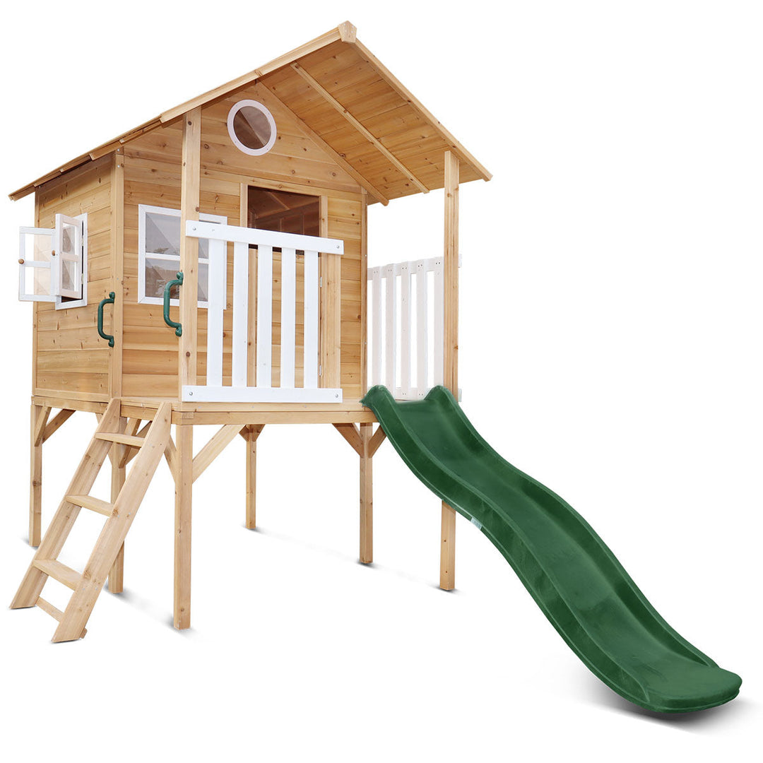 Lifespan Kids Archie Cubby House (Elevated) with 1.8m Slide (Yellow)