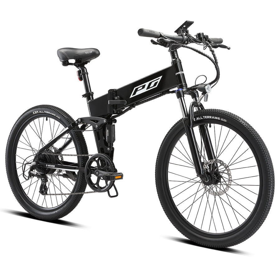 Progear E-Rover Electric Folding MTB 26" - Gloss Black