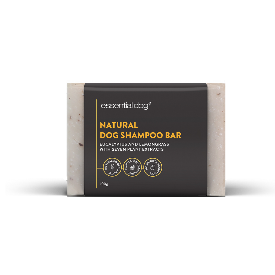 Essential Dog Shampoo Bar (Eucalyptus, Neem & Lemongrass)