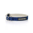Natural Hemp & Cotton Dog Collar (Ink Blue)