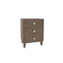 Bedside Table MDF 3 Drawers Side Table Night Stand Storage in Brown Colour
