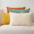 Corduroy Velvet Cushion Covers - Soft Velvet Fabric with Hidden Zipper - Rainbow, 30cm x 50cm (Pack of 4)
