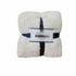 Soft Woollen Feel Throw Rug/Blanket Cream