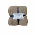 Soft Woollen Feel Throw Rug/Blanket Mocha