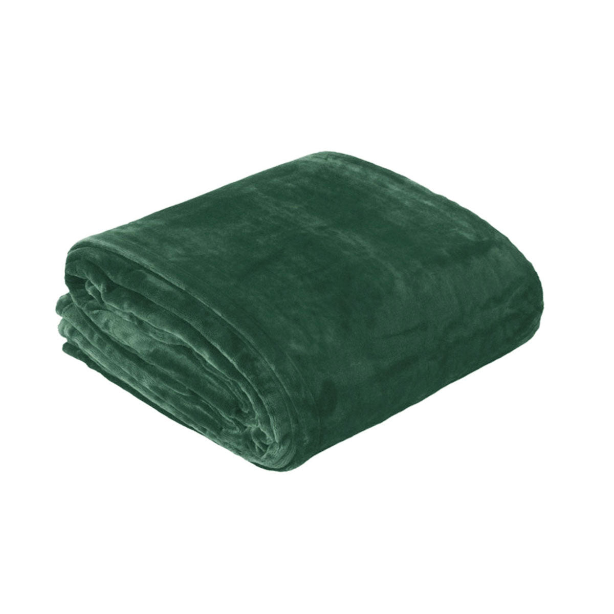 In 2 Linen 350GSM Plush Ultra Soft Velvet Touch Blanket Forest Double/Queen