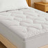1000GSM Luxe Fully Fitted Mattress Topper 10cm thick with Fitted Skirt Double