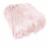 Mia Luxury Long Hair Faux Fur Throw Rug 127 x 152 cm Pale Pink