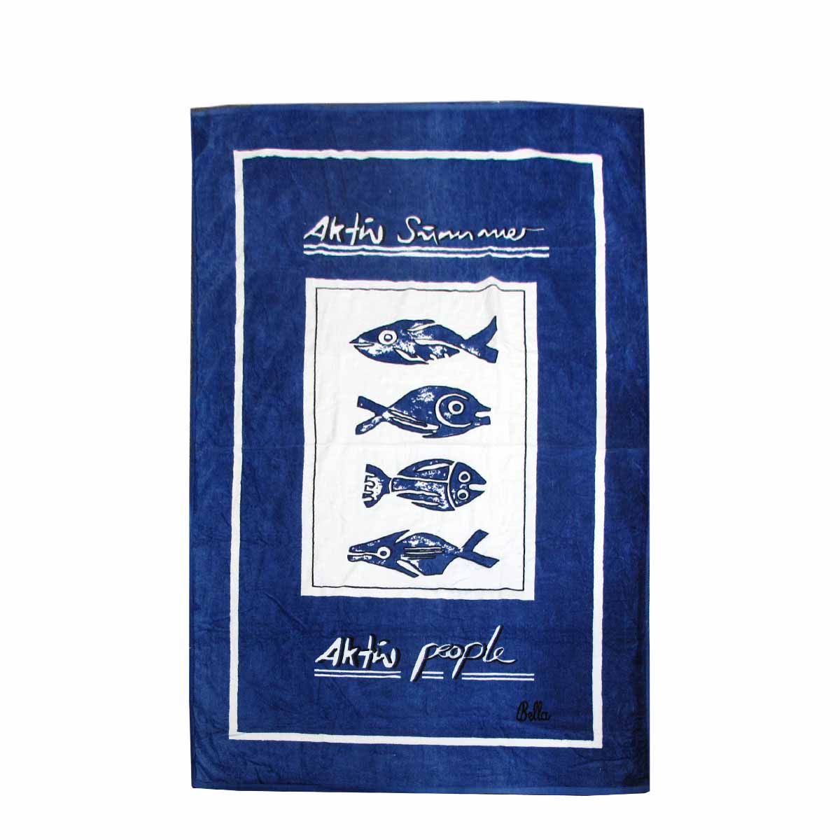 350GSM Aktiv Summer Extra Large Cotton Beach Towel 100 x 175 cm