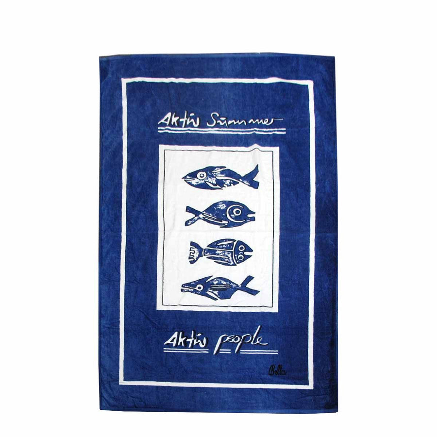 350GSM Aktiv Summer Extra Large Cotton Beach Towel 100 x 175 cm
