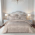 Bianca Bellagio Gold 6 Pcs Jacquard Geometric Comforter Set Super King