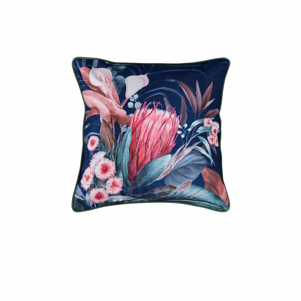 Bianca Balwyn Navy Square Filled Cushion 43 x 43cm
