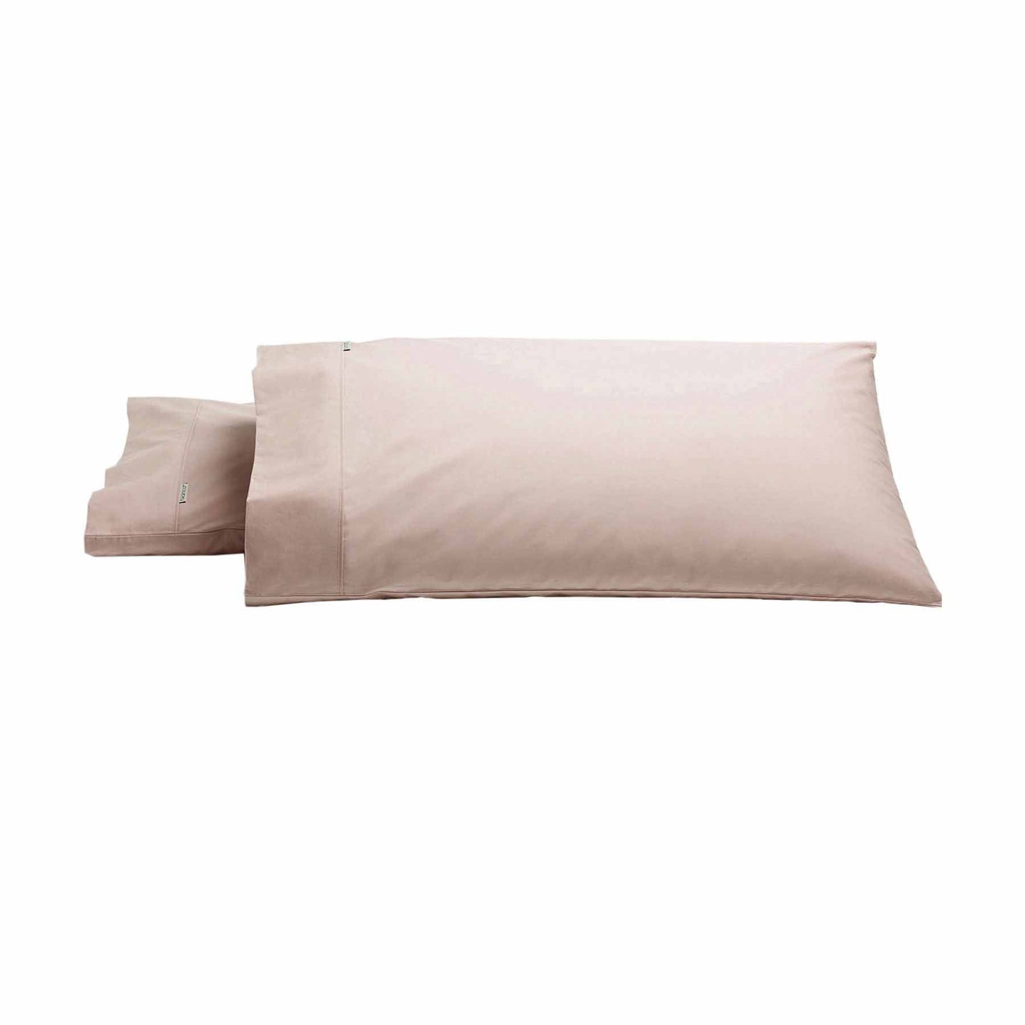 Bianca Pair of Heston Cotton Percale King Pillowcases Pink
