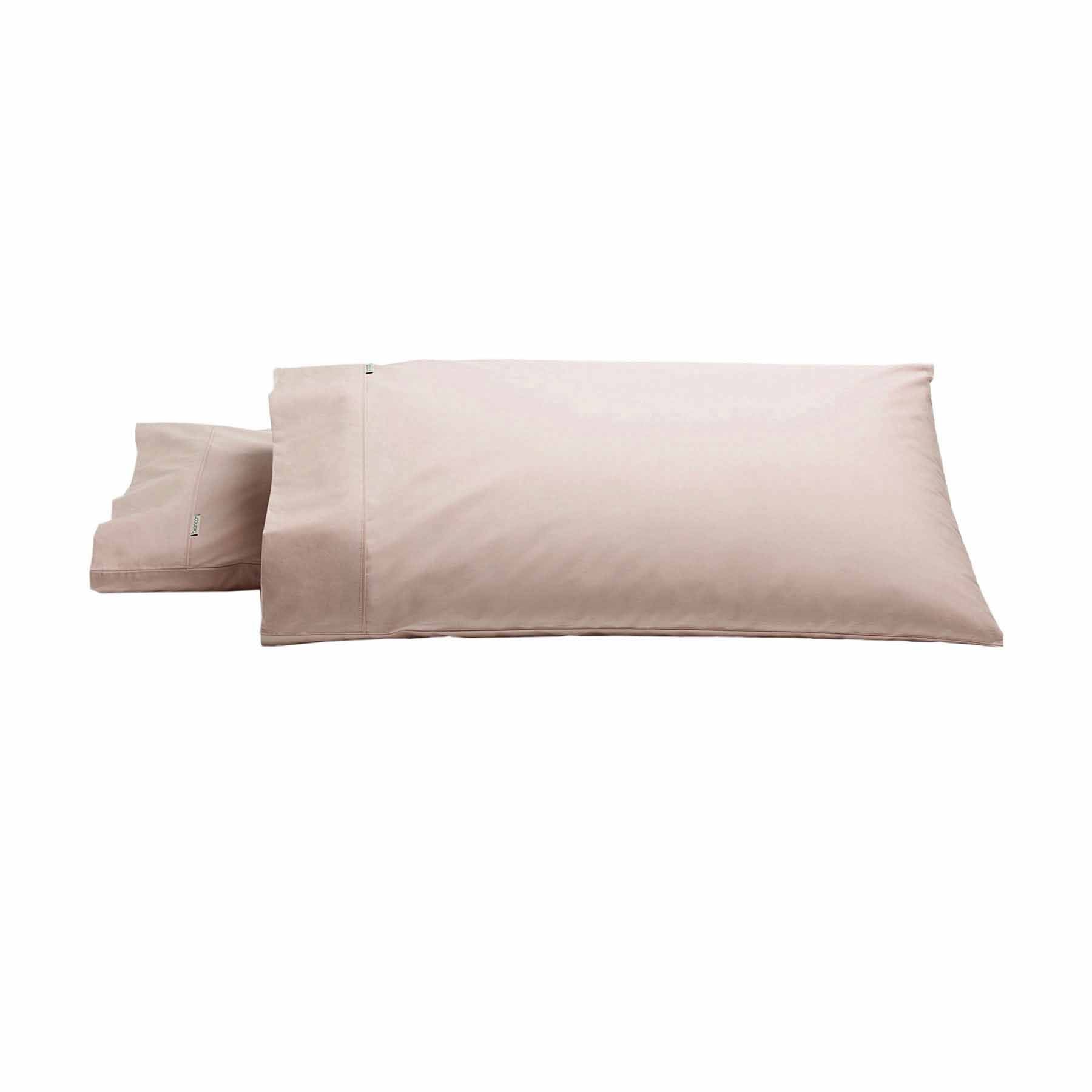 Bianca Pair of Heston Cotton Percale King Pillowcases Pink
