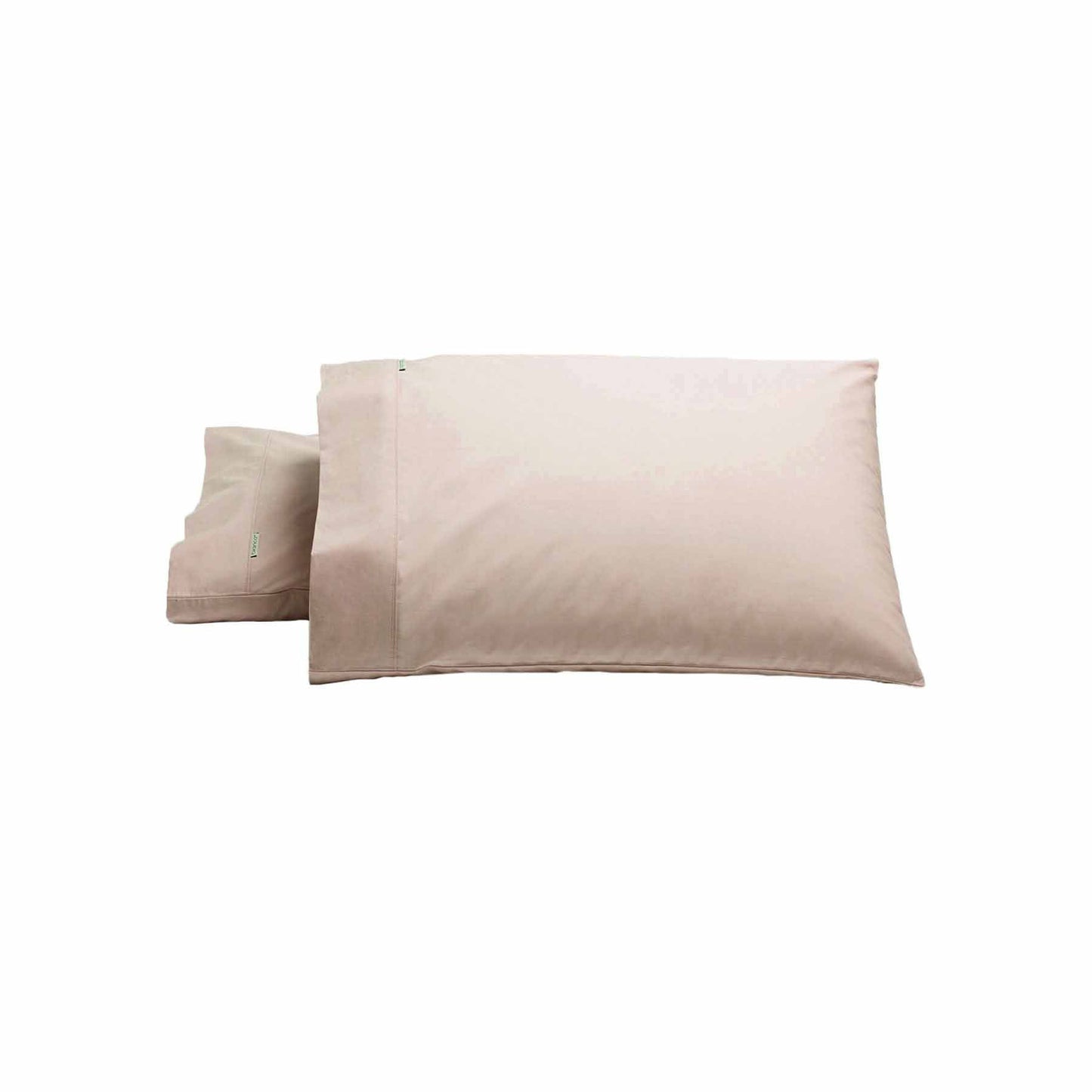 Bianca Pair of Heston Cotton Percale Standard Pillowcases Pink