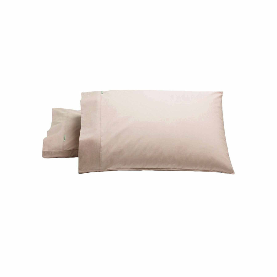 Bianca Pair of Heston Cotton Percale Standard Pillowcases Pink
