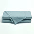 Bianca Heston Cotton Percale Sheet Set Steel Blue King Single