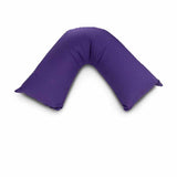 Easyrest Aus Made Medium Support Filled V Shape Pillow 64 x 39 cm Purple
