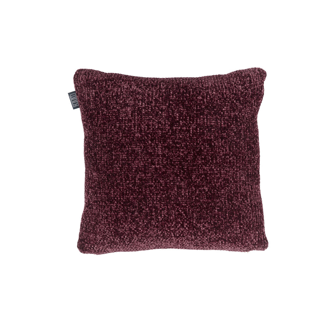 KAAT Amsterdam Jits Dark Red Square Filled Cushion 45cm x 45cm