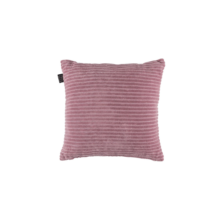 KAAT Amsterdam Ribbed Pink Square Filled Cushion 43cm x 43cm
