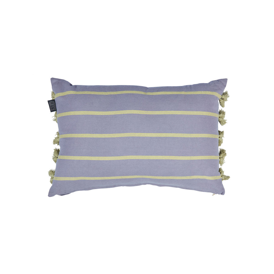 KAAT Amsterdam Jelke Mauve Stripes Oblong Filled Cushion 40cm x 60cm