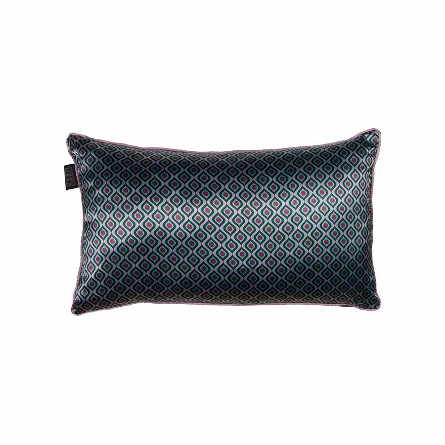 KAAT Amsterdam Meja Green Reversible Oblong Filled Cushion 30cm x 50cm