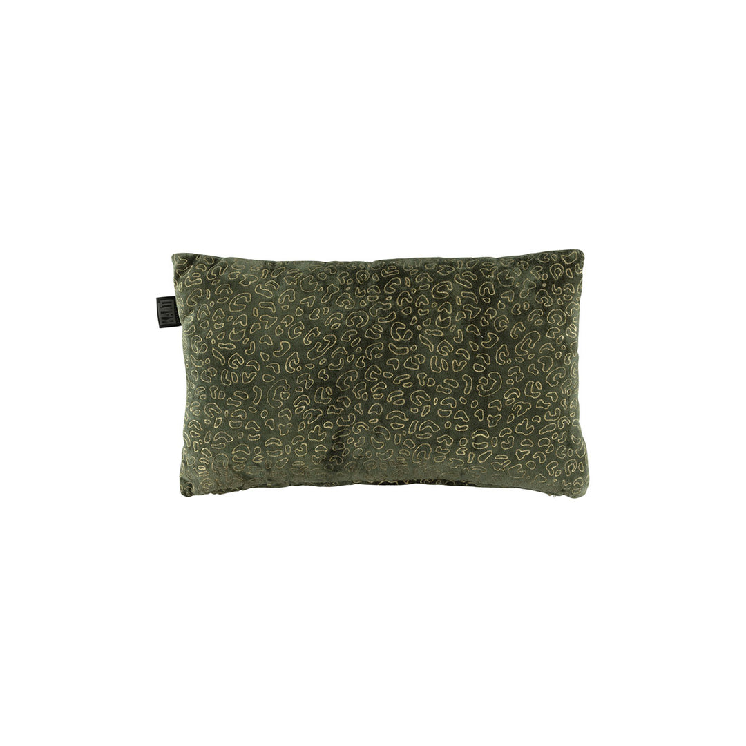 KAAT Amsterdam Spartan Green Animal Print Oblong Filled Cushion 30cm x 50cm