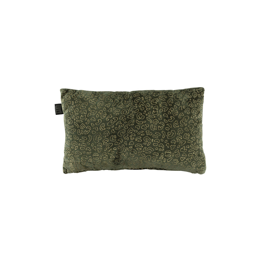 KAAT Amsterdam Spartan Green Animal Print Oblong Filled Cushion 30cm x 50cm