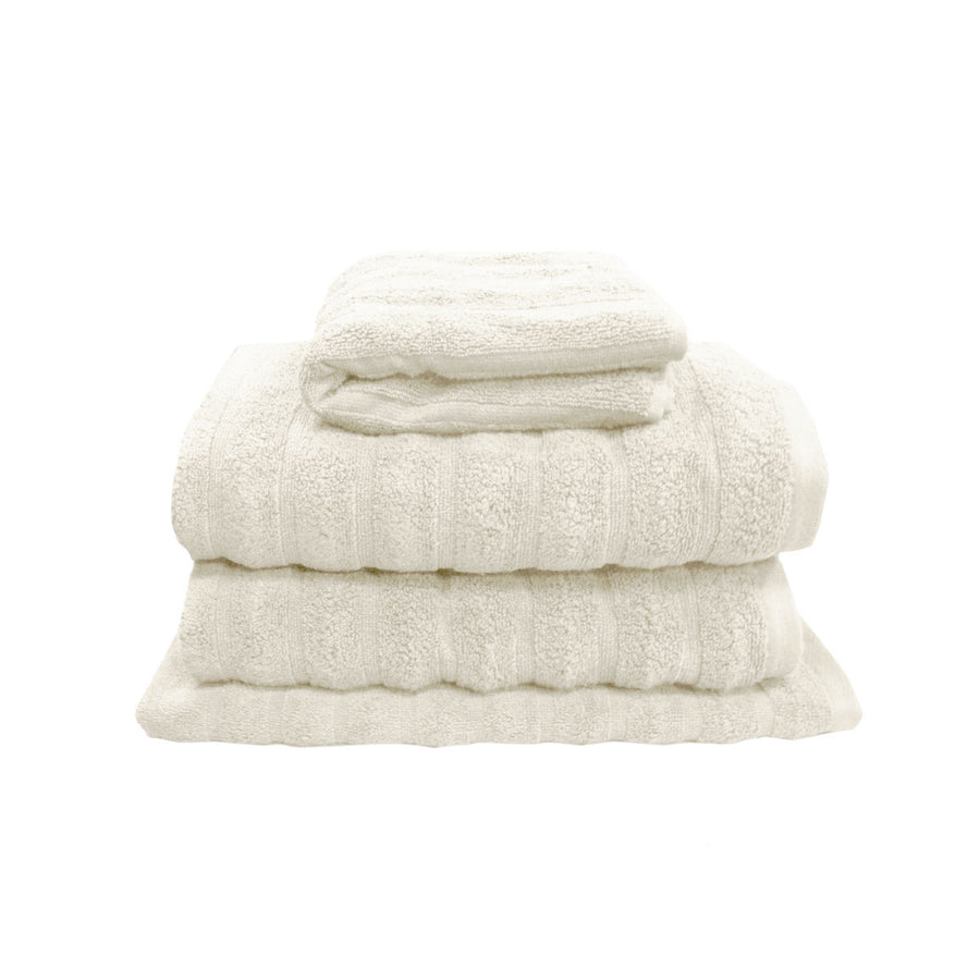 J Elliot Home Set of 4 George Collective Cotton Bath Towel Set Snow