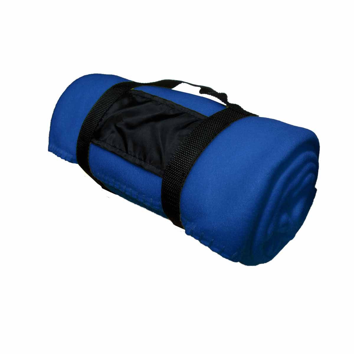 240GSM Polar Fleece Picnic Blanket 150cm x 120cm Blue
