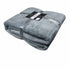 Jenny Mclean 300GSM Douce Super Soft Plush Blanket 220 x 240 cm Grey