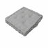 Rans Boxed Herringbone Chair Cushion Pad 40 x 40 + 7 cm Grey