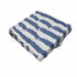 Rans Boxed Stripe Chair Cushion Pad 40 x 40 + 7 cm Blue