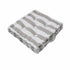 Rans Boxed Stripe Chair Cushion Pad 40 x 40 + 7 cm Grey