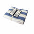 Rans Blue Alfresco Stripes Cotton Tablecloth - Choose from 2 sizes 150cm x 250cm