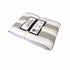 Rans Grey Alfresco Stripes Cotton Tablecloth - Choose from 2 sizes 150cm x 250cm