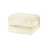 Super Soft Micro Flannel Plush Blanket Single 150 x 220 cm Cream