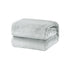 Super Soft Micro Flannel Plush Blanket Single 150 x 220 cm Grey