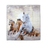 Running Horses 750gsm 3.5kg Double Layer 3D Print Faux Mink Blanket Queen