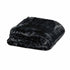 750gsm 3.5kg Double Layer Faux Mink Blanket Queen 200x240 cm Black