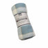 Budget 165gsm Printed Checkered Soft Polar Fleece Extra Large Throw / Single Sized Blanket 150 x 200 cm Dusk Blue