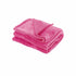 Cleo Soft Coral Fleece Extra Large Throw / Single Sized Blanket 150 x 200 cm Hot Pink
